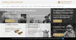 Desktop Screenshot of funeralsearch.co.uk